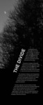 The Divide Exhibit Poster - Statement of Project by Raymond Thompson